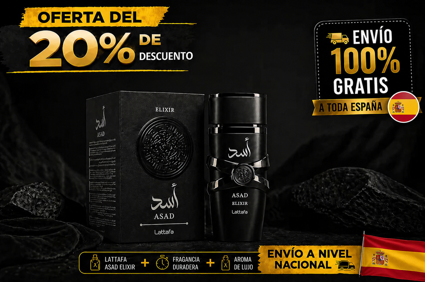 🎩 ASAD ELIXIR 100ML ORIGINAL 🇪🇸